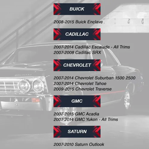 Miniatura 5 de Funda Protectora de Silicona para Llavero de Buick, Cadillac, Chevy, GMC, Pontiac, Saturn