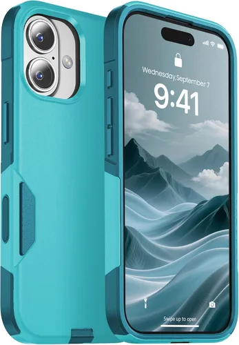 Miniatura 22 de jaroco Funda para iPhone 13 y Funda para iPhone 14 y Funda para iPhone 15 [Protección de Servicio Pesado][Protección contra Caídas de Grado