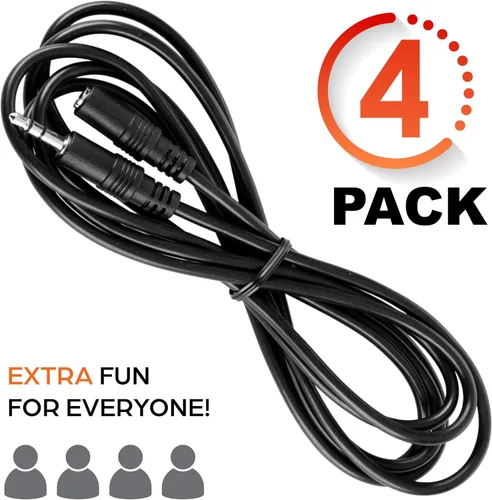 Miniatura 8 de Digital Energy 15 Ft Extension Cables for Handheld Game Buzzer System 4-Pack