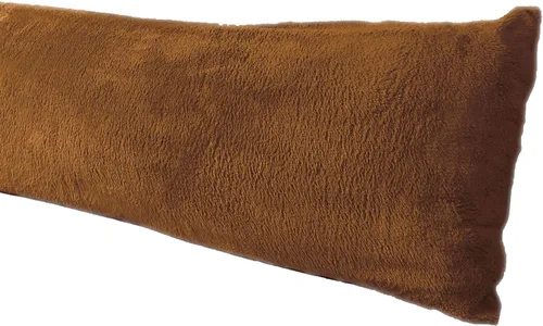 Miniatura 3 de Funda de almohada corporal extra suave, material sherpa/microfelpa, 20 x 54 pulgadas, cierre de cremallera (Bice)