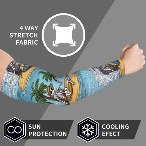 Miniatura 8 de RIMENCH Mangas de protección solar para brazos, cubierta de tatuaje, mangas solares para hombres, mujeres y jóvenes