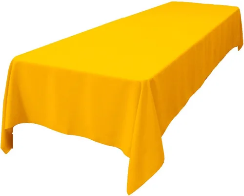 Miniatura 174 de LA Linen Mantel rectangular lavable de popelín de poliéster, resistente a las manchas y a las arrugas, cubierta de mesa 60x84, mantel de tela