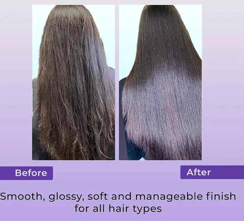 Miniatura 4 de Kashmir Keratin, Tratamiento capilar de queratina, 33.8 onzas, sin formas, 0% formaldehído, alisado sin encrespamiento, reduce el 90% de los rizos