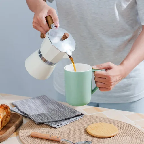 Miniatura 7 de CEEFU Taza de Té de Porcelana con Infusor y Tapa, Tetera con Filtro y Posavasos, Taza de Té de Hojas Sueltas Infusor Preparador, 16 OZ para Verde