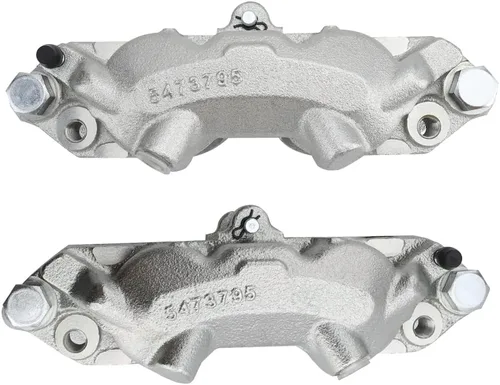 Miniatura 3 de BRTEC Pinzas de freno de disco delanteras izquierda y derecha 187016 187017 para Chevy Corvette 1965-1982 Pinzas de freno delanteras para conductor
