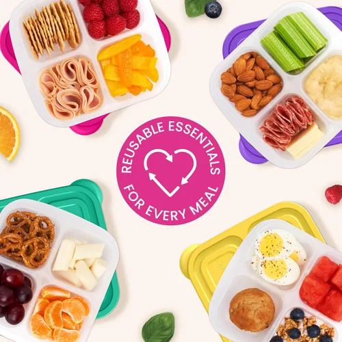 Miniatura 7 de EasyLunchboxes ELB4 - Caja para aperitivos (4 compartimentos)