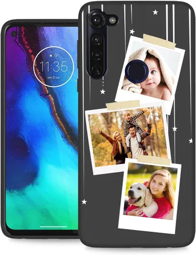 Miniatura 46 de Funda personalizada para Motorola Moto G Stylus 2020 con nombre de foto, texto y foto, GStylus personalizado -20 funda suave y fina (negro) de 6.4