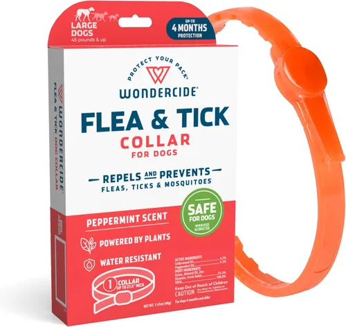 Miniatura 9 de Wondercide Collar para perro, repelente de pulgas, garrapatas y mosquitos para perros, con aceites esenciales naturales, protección de hasta 4 1