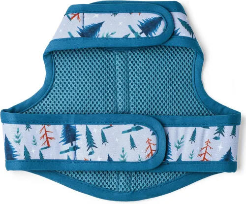 Miniatura 4 de Mile High Life Arnés para perro, chaleco floral de malla de aire para perros y gatos pequeños de 20 libras, fácil de poner, cierre fácil ajustable