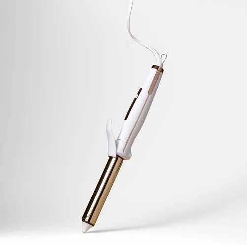 Miniatura 2 de Kristin Ess Plancha de pelo de 1 pulgada de titanio + aerosol protector térmico de secado al aire libre para olas de playa + cepillo desenredante +