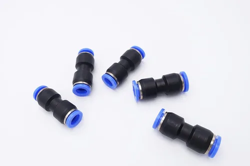 Miniatura 10 de Empuje para conectar, tubo de 1/2 pulgada de diámetro exterior x tubo de 1/4 pulgadas, conector de dos vías de unión recta de aire neumático