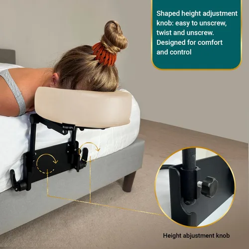 Miniatura 3 de Reposacabezas de masaje para cama, almohada boca abajo después de la cirugía ocular, soporte de cabeza de masaje en cama, equipo de recuperación
