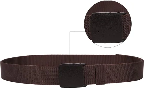 Miniatura 2 de Cinturón de nylon de la lona con la hebilla plástica del tirón cinturón táctico para los pantalones de carga