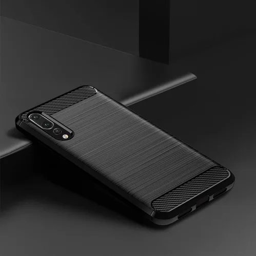 Miniatura 3 de Asuwish Funda para Huawei P20 Pro con protector de pantalla de vidrio templado y accesorios para celda, delgada y suave goma de silicona TPU