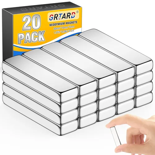 Miniatura 8 de Grtard Paquete de 100 Imanes de Neodimio Imanes de Barra Súper Fuertes, Imán de Tierras Raras Imán Rectangular Pequeño para Bricolaje, Cocina
