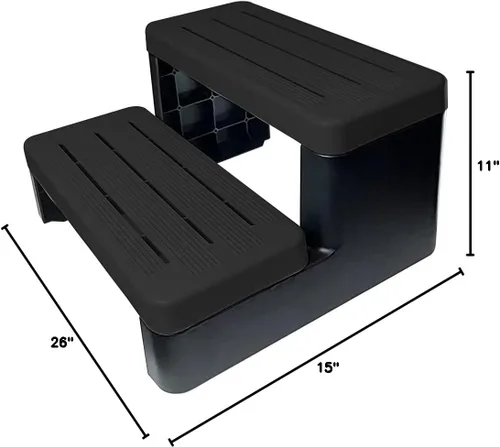 Miniatura 8 de Bañera de hidromasaje clásica Step Black
