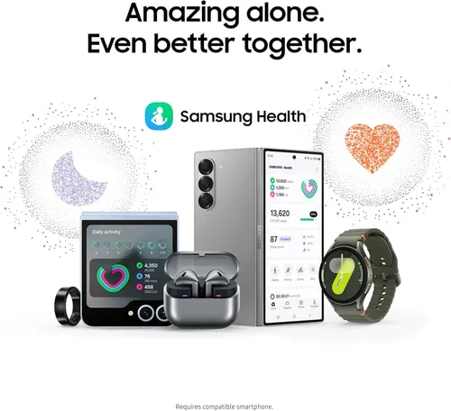 Miniatura 6 de Samsung Galaxy Watch 7 - Reloj inteligente Bluetooth de 1.575 pulgadas con puntaje de energía, consejos de bienestar, seguimiento de frecuencia