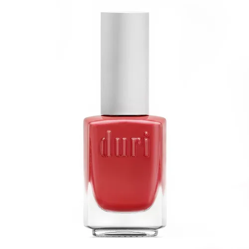 Miniatura 60 de duri Esmalte de uñas, terciopelo rojo 688, rojo sexy, cobertura completa, acabado brillante, secado rápido, 0.45 onzas líquidas. Rojo Velvet