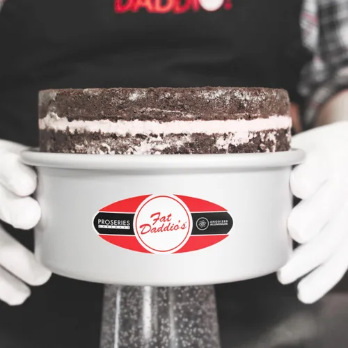 Miniatura 5 de Molde para tarta redondo de aluminio anodizado Fat Daddio con base extraíble, Plateado
