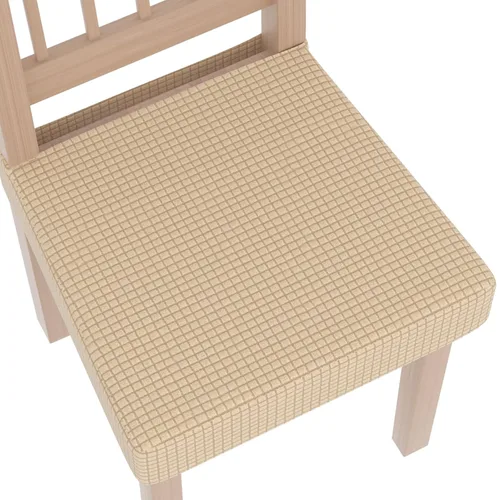 Miniatura 74 de Juego de 4 fundas elásticas para sillas de comedor, fundas para sillas de comedor con estampado floral, fundas para asientos de sillas con estampado
