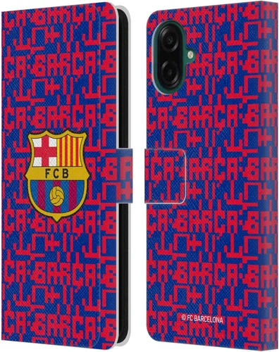 Miniatura 238 de Head Case Designs Funda de piel con licencia oficial del FC Barcelona Barca Crest Graphics para Samsung Galaxy A06 4G