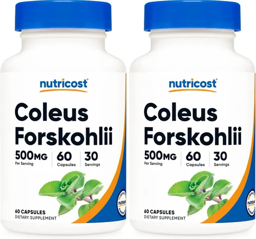 Miniatura 6 de Nutricost Coleus Forskohlii 500 mg, 60 cápsulas - Fórmula de máxima resistencia