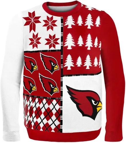 Miniatura 4 de FOCO NFL Unisex-Adult NFL Busy Block Ugly Sweater Bloque ocupado