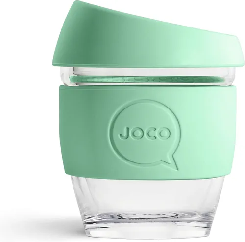 Miniatura 14 de JOCO Taza 4oz - Taza clásica reutilizable de vidrio de borosilicato eco-innovador - (Mood Indigo)