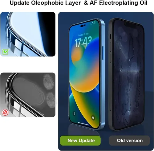 Miniatura 8 de Protector de pantalla de vidrio templado compatible con iPhone 14 Pro (6.1 pulgadas) [súper dureza] [kit de alineación sin burbujas] resistente a