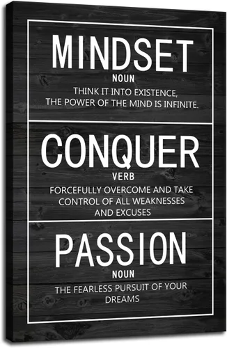 Miniatura 25 de Arte Motivacional para Pared Core Values Póster Inspiracional Impresiones Inspiradoras en Lienzo Obras de Arte para Oficina Sala de Estar Decoración