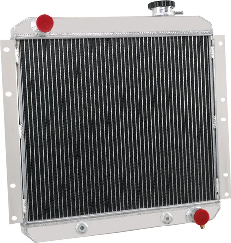 Miniatura 6 de Relé de ventilador de aluminio de 3 hileras para Toyota Land Cruiser FJ40 FJ45 Gasolina 1958-1984