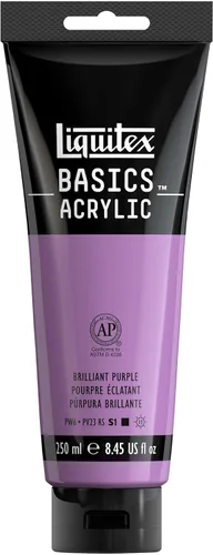 Miniatura 129 de Liquitex BASICS Pintura Acrílica, Botella de 400ml (13.5 oz), Blanco Titanio Titanio Blanco