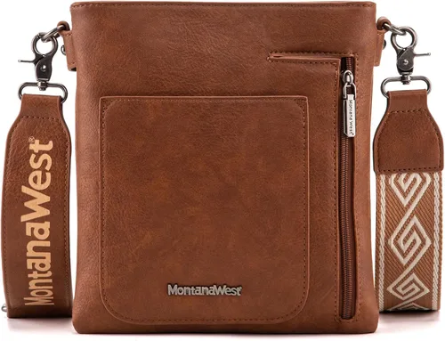 Miniatura 4 de Montana West Bolsos cruzados para mujer con múltiples bolsillos y correa de guitarra