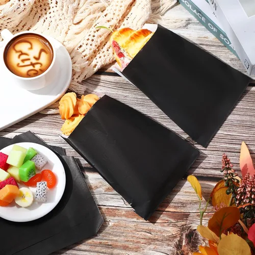 Miniatura 4 de Lallisa 1000 bolsas de vidrio de 5 x 7 pulgadas, bolsas de papel encerado, fundas para galletas, bolsas de papel de cera para sándwich para fiesta