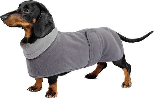 Miniatura 8 de Geyecete - Suéteres para Dachshund - Chaqueta para perro, abrigo para Dachshund, abrigo de invierno perfecto con forro de felpa acolchado y cuello