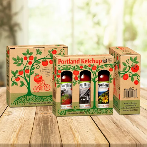 Miniatura 6 de Portland - Caja de regalo orgánica de ketchup de Portlandia Foods (14 onzas líquidas, paquete de 3) naturalmente sin gluten, vegana, sin OMG