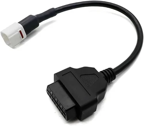 Miniatura 4 de Adaptador de diagnóstico de 4 pines a OBD2 escáner de motocicleta apto para YA motocicleta ATV YZF R1 R6 XSR-700 conector macho de 4 agujas
