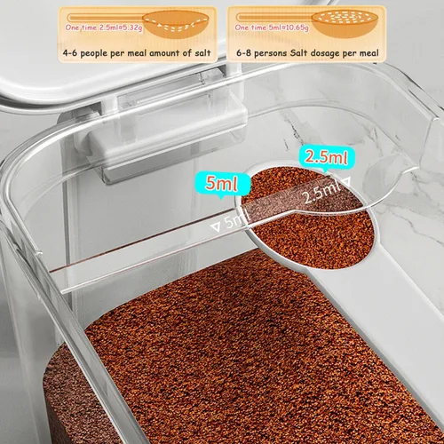 Miniatura 4 de Caja de especias, caja de especias montada en la pared, tarros de especias, caja de condimentos de cocina para el hogar, caja de almacenamiento