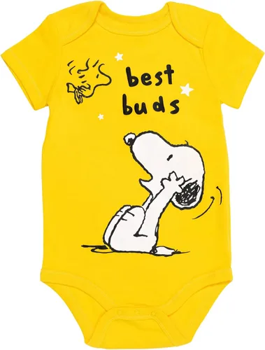 Miniatura 5 de PEANUTS Snoopy Charlie Brown - Paquete de 5 mamelucos para bebé recién nacido a bebé
