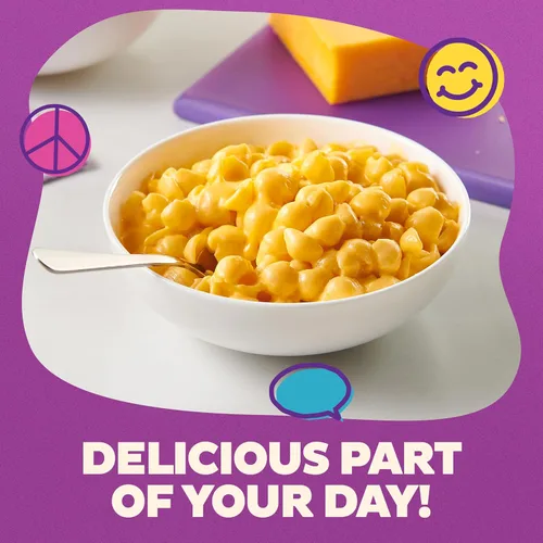 Miniatura 4 de Annie's Super! Mac, Cena de Macarrones con Proteína y Queso, Conchas y Queso Cheddar Añejado Real, 6 oz. (Paquete de 12)