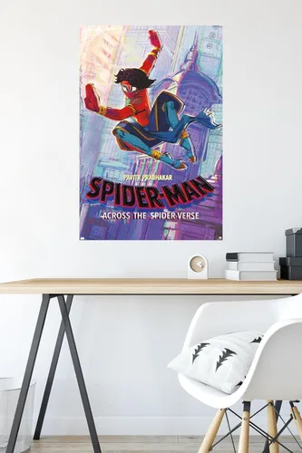 Miniatura 5 de Trends International Marvel Spider-Man: Across The Spider-Verse - Pavitr Prabhakar - Póster de pared de una hoja, 34 pulgadas de largo x 22.4 W
