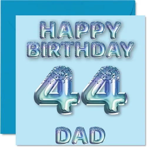 Miniatura 96 de Stuff4 Tarjeta de primer cumpleaños para niños, globo de fiesta con purpurina azul, tarjetas de feliz cumpleaños para niño de 1 año, nieto, hijo, 57