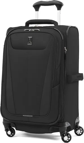 Miniatura 288 de Travelpro Maxlite 5 - Juego de 2 piezas de equipaje de mano de tela, expandibles con 4 ruedas giratorias, bolso blando para debajo del asiento, Negro