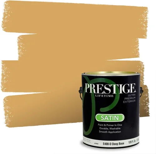 Miniatura 33 de PRESTIGE Paints Exterior Paint and Primer In One, 1-Gallon, Satin, Comparable Match of Benjamin Moore* Royal Linen* 931BM-PCM