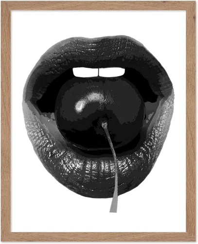 Miniatura 70 de Poster Master Impresión de labios dorados, póster de mordida de labio, arte moderno y minimalista, regalo bohemio para hombres y mujeres, diseño