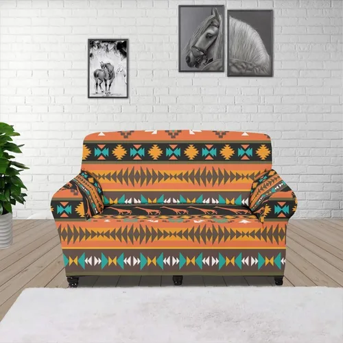 Miniatura 46 de Fundas aztecas para sofá, lavables e impermeables, fundas elásticas para sofás y sofás, a prueba de polvo, fundas elásticas para sofá de 1 cojín