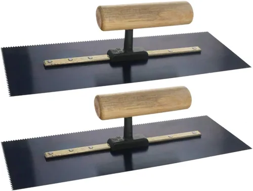 Miniatura 6 de Utoolmart Paleta de mano de mampostería, herramienta de construcción de acabado de hormigón para paneles de yeso 250 x 90, acero al manganeso
