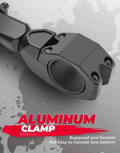 Miniatura 3 de KEMIMOTO UTV Espejos Retrovisores Laterales se Ajustan a Barra Antivuelco de 1.75-2", Compatible con Polaris RZR 800 900 1000 XP Turbo Pioneer Rhino