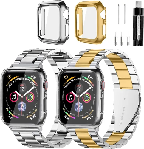 Miniatura 16 de Correa y Caja de Acero Inoxidable Compatible con Apple Watch iWatch Ultra Series 11 10 9 8 7 6 5 4 3 2 1 SE 49mm 45mm 46mm 44mm 42mm 41mm 40mm 38mm
