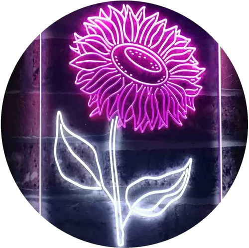 Miniatura 10 de ADVPRO Letrero de neón LED de doble color para sala de girasol, azul y rojo, 8.5 x 12 pulgadas st6s23-i3533-br